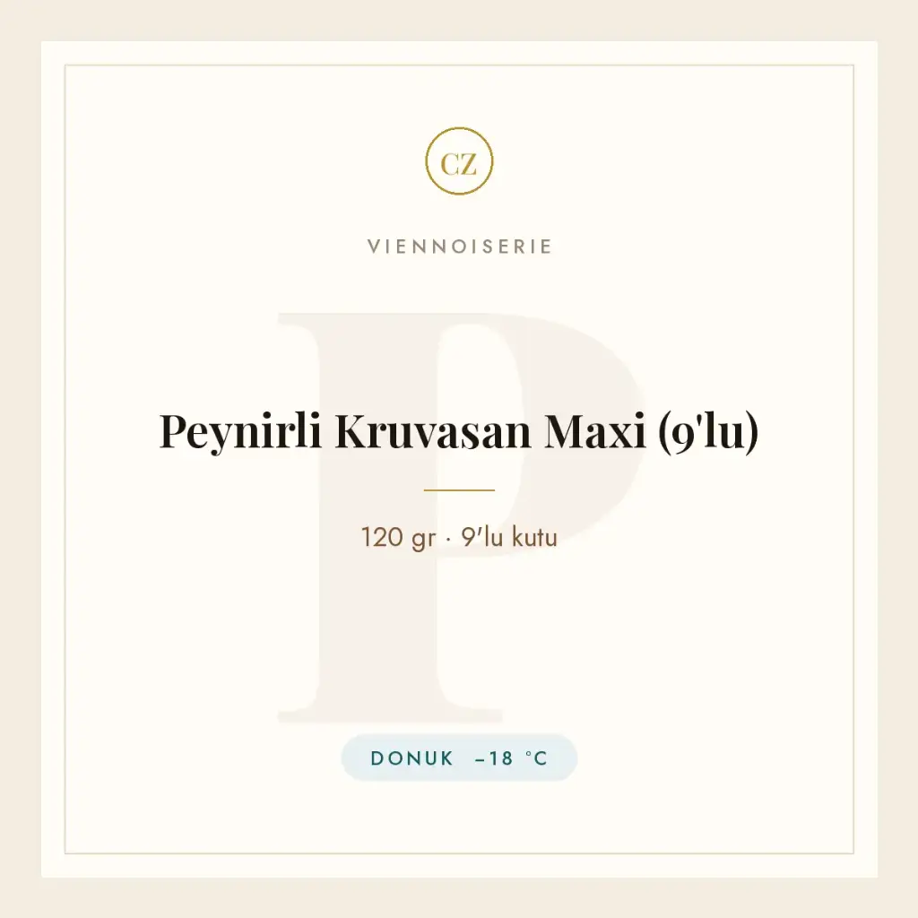 Peynirli Kruvasan Maxi (9'lu)