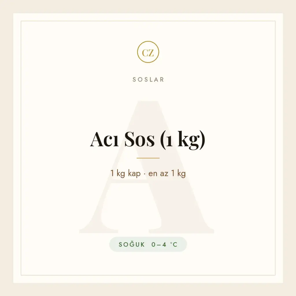 Acı Sos (1 kg)